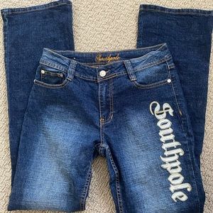 vintage y2k southpole mid rise jeans!!